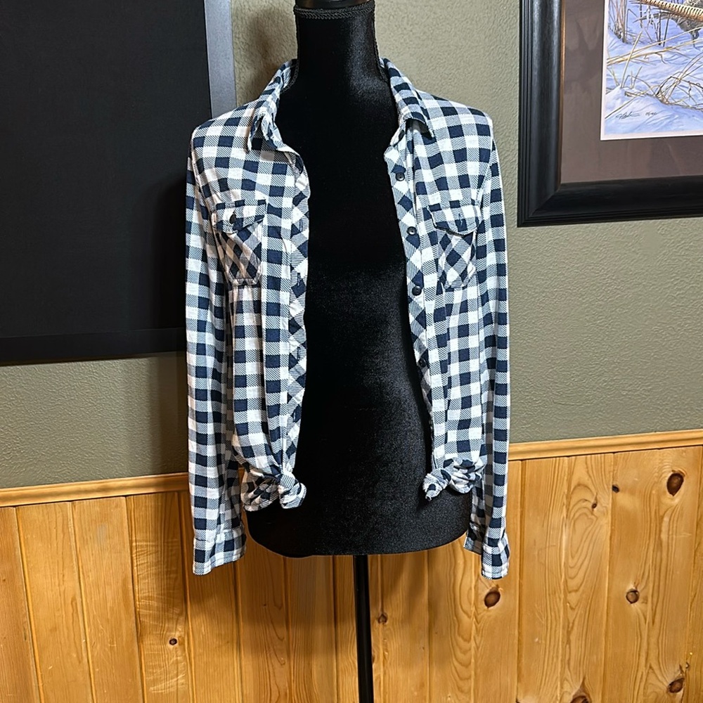 Passport checkered flannel